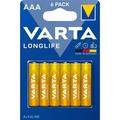 Varta Longlife LR03/AAA Pile - 6 Pcs.