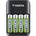 Chargeur de batterie Varta Quattro avec 4 piles R6/AA