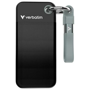 Verbatim 32190 Pocket SSD avec porte-clés - 1 To, câble USB 3.2 Gen.2