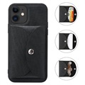 Coque iPhone 12/12 Pro Vili T avec Portefeuille Magnétique - Noire