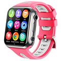 W5PRO 4G Double Caméra Enfants Regarder 2 + 16G Résistant À L'usure 1.83" IPS HD Montre De Téléphone Intelligent - Argent / Rose