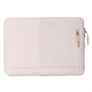 Pochette élégante et résistante à l'eau pour ordinateur portable en Oxford avec. Poche latérale - 13.3" - Beige