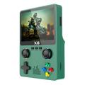 X6 HD Console de jeux portable avec écran de 3,5 pouces Machine de jeux vidéo intégrée avec double manette