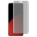 Protecteur d'Écran Xiaomi Civi 4 Pro/14 Civi en Verre Trempé Privacy Full Cover - Bord Noir