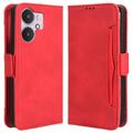 Étui Portefeuille Xiaomi Poco M6/Redmi 13R - Série Cardholder - Rouge