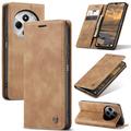 Étui Portefeuille Xiaomi Redmi 14C Caseme Série 013 - Marron