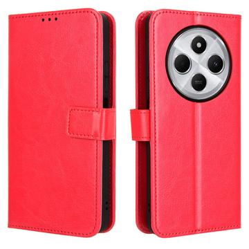 Étui Portefeuille Xiaomi Redmi 14C/14R/Poco C75 avec Fermeture Magnétique