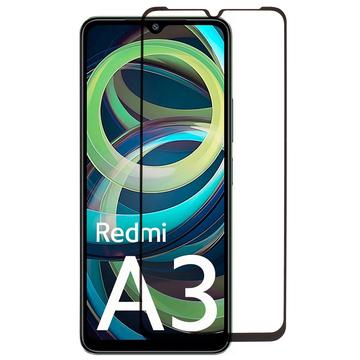 Protecteur d’Écran - 9H - Xiaomi Redmi A3 en Verre Trempé Full Cover - Bord Noir