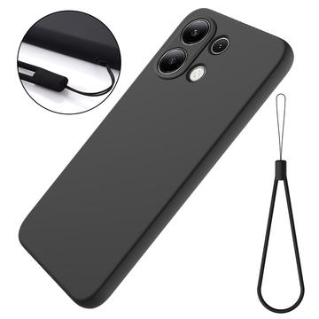 Coque Xiaomi Redmi Note 13 4G en Silicone Liquide - Noire