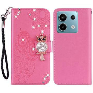 Etui Xiaomi Redmi Note 13 Hibou Strass