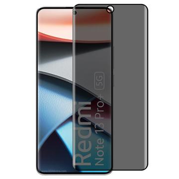 Protecteur d\'Écran Xiaomi Redmi Note 13 Pro+ en Verre Trempé Privacy Full Cover - Bord Noir