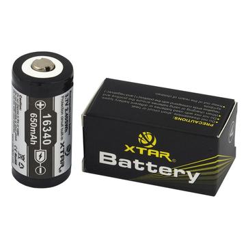 Xtar R-CR123/16340 Batterie rechargeable 650mAh