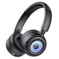 YESIDO EP06 Casque de musique stéréo Bluetooth sans fil pour enfants, casque d'écoute monté sur la tête - Noir