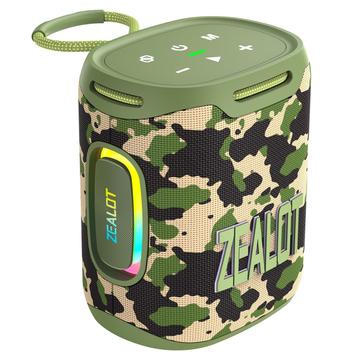 Zealot S122 Enceinte Bluetooth portable avec subwoofer - 25W - Camouflage