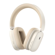 Baseus Bowie H1 Casque d'écoute sans fil - Bluetooth 5.2, ANC - Blanc