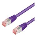 goobay CAT 6 Paires dans une feuille métallique = PiMF (paires de fils dans une feuille de blindage) Câble réseau de 2 m