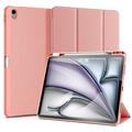 Étui à Rabat iPad Air 13 (2024) Smart Tri-Fold Dux Ducis Domo - Rose