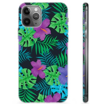 Coque iPhone 11 Pro Max en TPU - Fleurs Tropicales