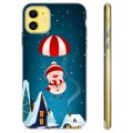 Coque iPhone 11 en TPU - Bonhomme de Neige