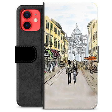 Étui Portefeuille Premium iPhone 12 mini - Rue d\'Italie