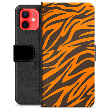 Étui Portefeuille Premium iPhone 12 mini - Tigre