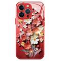 Coque hybride iPhone 12/12 Pro Bouquet de fleurs - Rouge