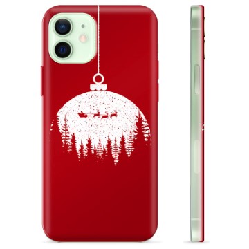 Coque iPhone 12 en TPU - Boule de Noel