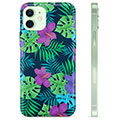Coque iPhone 12 en TPU - Fleurs Tropicales