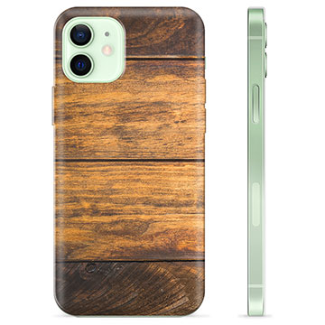 Coque iPhone 12 en TPU - Bois