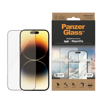 Protecteur d\'Écran iPhone 14 Pro PanzerGlass Ultra-Wide Fit Anti-Reflective EasyAligner - Bord Noir