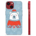 Coque iPhone 13 Mini en TPU - Ours de Noël