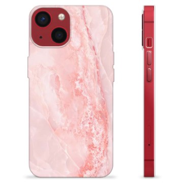 Coque iPhone 13 Mini en TPU - Marbre Rose