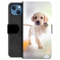 Étui Portefeuille Premium iPhone 13 - Chien