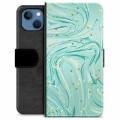 Étui Portefeuille Premium iPhone 13 - Menthe Verte