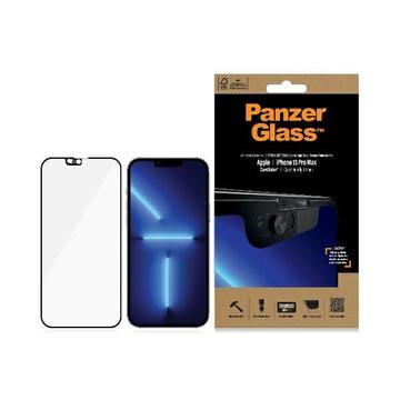 Protecteur d\'Écran iPhone 13 Pro Max PanzerGlass Case Friendly CamSlider - Bord Noir