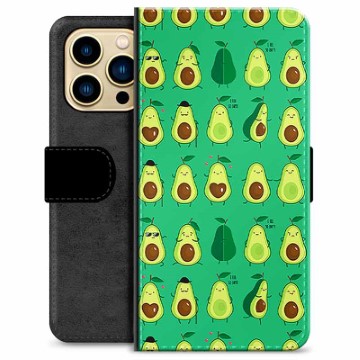 Étui Portefeuille Premium iPhone 13 Pro Max - Avocado Pattern