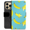 Étui Portefeuille Premium iPhone 13 Pro Max - Bananes
