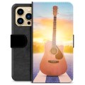 Étui Portefeuille Premium iPhone 13 Pro Max - Guitare