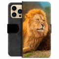Étui Portefeuille Premium iPhone 13 Pro Max - Lion