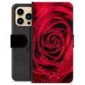 Étui Portefeuille Premium iPhone 13 Pro Max - Rose