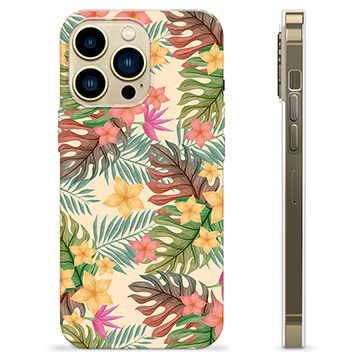 Coque iPhone 13 Pro Max en TPU - Fleurs Roses