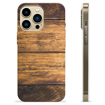 Coque iPhone 13 Pro Max en TPU - Bois