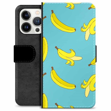 Étui Portefeuille Premium iPhone 13 Pro - Bananes