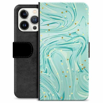 Étui Portefeuille Premium iPhone 13 Pro - Menthe Verte