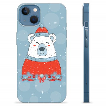 Coque iPhone 13 en TPU - Ours de Noël