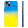 Coque iPhone 13 en TPU Drapeau Ukraine - Bicolore