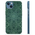 Coque iPhone 13 en TPU - Mandala Vert