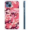 Coque iPhone 13 en TPU - Camouflage Rose