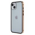 Coque Magnétique iPhone 14 avec Verre Trempé - Doré