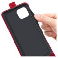 Étui à Rabat Vertical iPhone 14 Max avec Porte-Cartes - Rouge